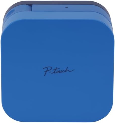 Brother P-Touch Cube Smartphone Label Maker, Bluetooth Wireless Technology, Multiple Templates Available, Apple & Android Compatible - Blue, 2.5 x 4.6 x 4.6 inches by Unknown