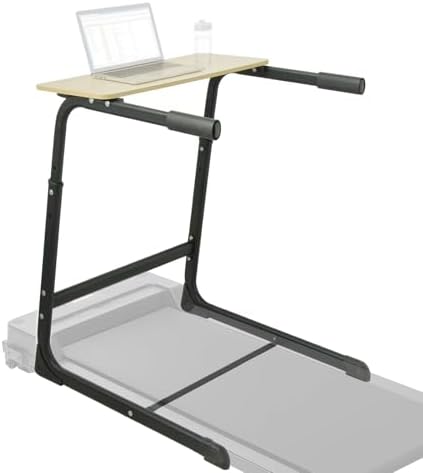 Walking Pad Desk Adjustable Height with Handlebar, 2-in-1 Desk Attachment, Stable Laptop Workstation for Home Office by Unknown