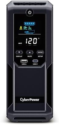 CyberPower BRG1500AVRLCD2 Intelligent LCD UPS Battery Backup by Unknown