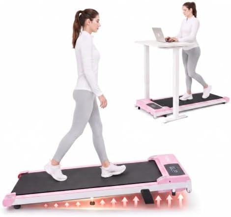 FUNMILY Walking Pad Treadmill Under Desk, 3.0HP Small Treadmill for Home/Office, 2026 Upgrade 3-in-1 Mini Treadmills with Remote Control, LED Display, 300 LBCapacity, No Assembly Required by FUNMILYSportsFitnessCardioTraining