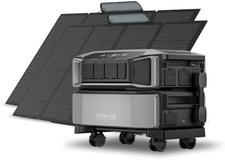 EF ECOFLOW Power Station 6144Wh DELTA Pro Ultra with 2x400W Portable Panel by Unknown