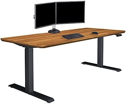 Vari Classic Electric Standing Desk – 72x30 – Butcher Block/Slate by Unknown