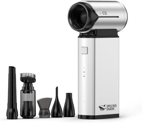 Smiling Shark J02 Compressed Air Duster Rechargeable 150000RPM Aluminum by SmilingShark
