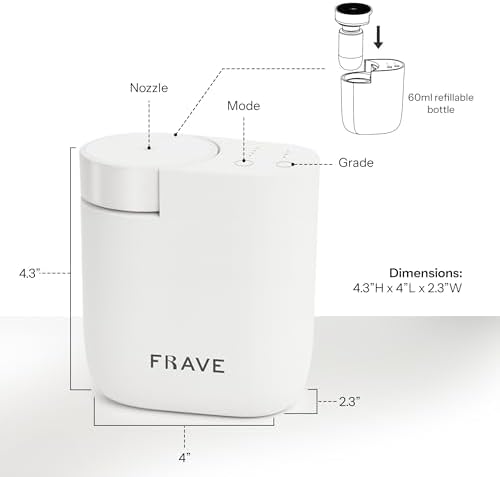 Air Lux Diffuser with Aroma Oil, Plug-in Waterless Essential Oil Diffuser, Smart Bluetooth App Control, Covers Up to 500 sq ft, 60ml Capacity, Cold Air Scent Technology, White - Image 4