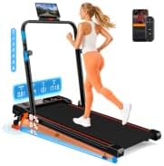 Walking Pad Treadmill with Incline 9% & Decline -4% 5 Level and Handle Bar by HILLO