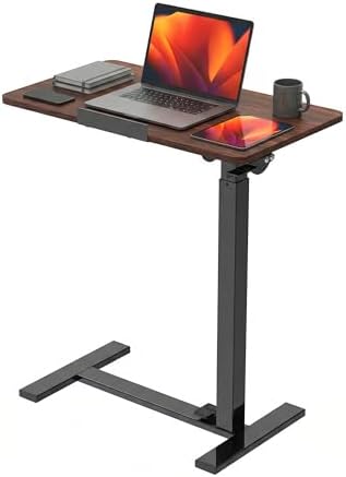 DUMOS Rolling Desk, Laptop Desk, Overbed Table with Wheels by DumosLifestyle
