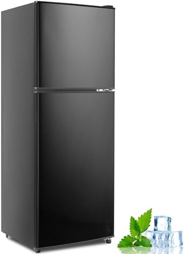 Cucina Magica 5.0 Cu.Ft Fridge with Freezer, Dual Door Dorm Refrigerator by CucinaMagica