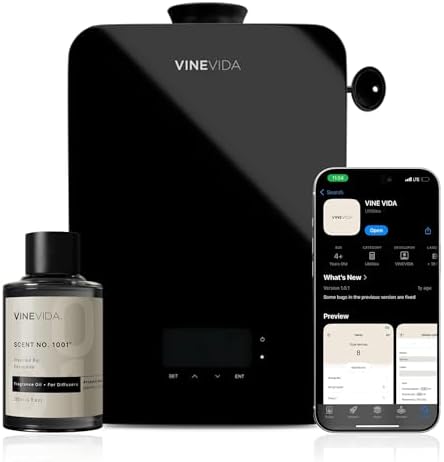 VINEVIDA Scent Diffuser Machine for Home Large Room | Waterless Essential Oil Diffuser | Cold Air Fragrance System | Hotel Scent by VINEVIDA