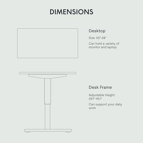 FLEXISPOT EN2 55"x28" Electric Standing Desk with PC Stand Bundle, Maple - Image 6