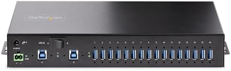 StarTech 16-Port Industrial USB Hub 5Gbps, Metal hub (S5G16AINDS-USB-A-HUB) - Image 3