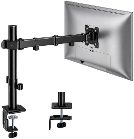 monTEK Extra-Long Monitor Arm for 17-32" Screens, 22 lbs by monTEK