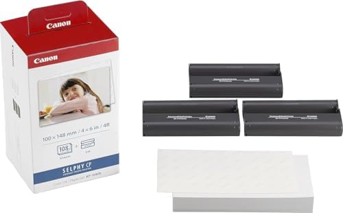 Canon Selphy CP1500 Photo Printer Bundle (White) with KP-108 Paper (108 Sheets) 3 Color Ink Cartridges & Tudak Cleaning Cloth – Wireless Compact Dye-Sub Printer Kit - Image 3