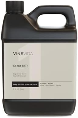 VINEVIDA [32 Fl Oz] Apple Cinnamon Fragrance Oil for Cold Air Diffusers, Essential Oils for Diffuser Oil Refill & Air Freshener Room Spray by VINEVIDA