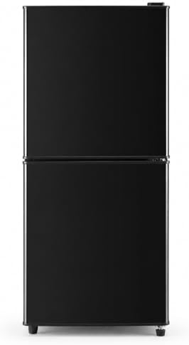 5 Cu.Ft Mini Fridge with Freezer, 2-Door Compact Refrigerator for Dorm/Office/Bedroom, Energy Efficient & Quiet, Black by WINRIZZ