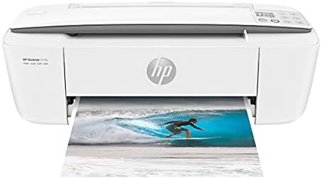 HP DeskJet 3755 Compact All-in-One Wireless Printer, Instant Ink, Works with Alexa - Stone Accent (J9V91A) by Unknown