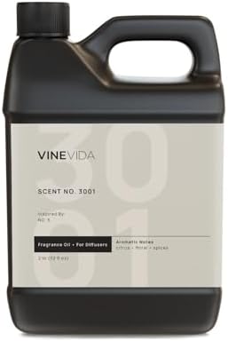 VINEVIDA [32 Fl Oz] Scent NO. 3001 Fragrance Oil for Cold Air Diffusers, Aromatic Notes of Citrus Floral Spices, Essential Oils for Diffuser Oil Refill & Air Freshener Room Spray by VINEVIDA