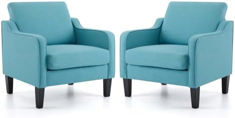 VINGLI Accent Chairs Set of 2, Modern Traditional Armchair for Living Room by VINGLI