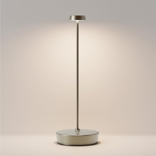 Rechargeable Cordless Table Lamp, 6000mAh Battery Table Light by SIKEVHT
