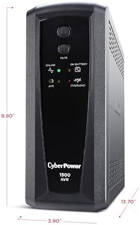 CyberPower CP1500AVRT AVR UPS Battery Backup and Surge Protector - Image 6
