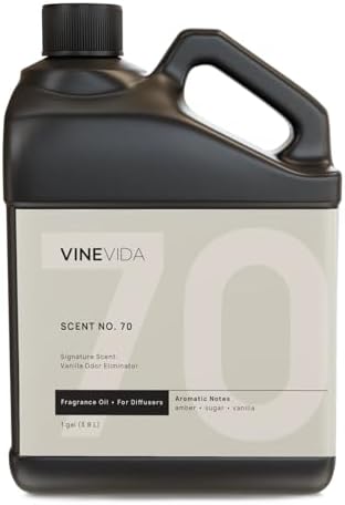 VINEVIDA [128 Fl Oz] Vanilla Odor Eliminator Fragrance Oil for Cold Air Diffusers, Essential Oils for Diffuser Oil Refill & Air Freshener Room Spray by VINEVIDA