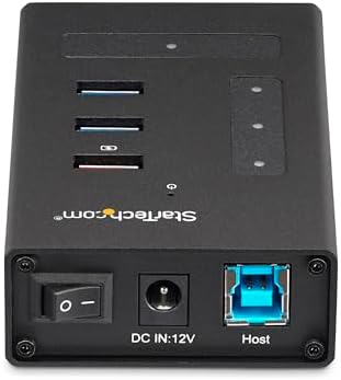 StarTech.com USB-C Hub 4 Port - USB C to 3 x USB A and 1 x USB C - USB 3.0 - Mountable - Industrial - Powered USB Hub - USB Port Expander (HB30C3A1CST) - Image 5