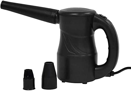 XPOWER A-2S Cyber Duster Electric Air Duster for Dusting, Drying, Inflating, Blowing, Car Detailing, Computer, Leaf Blowing, 90 CFM, 2 Nozzles + 1 Brush, High Performance Motor, Eco-Friendly, Black by XPOWERManufactureInc-HomeImprovement