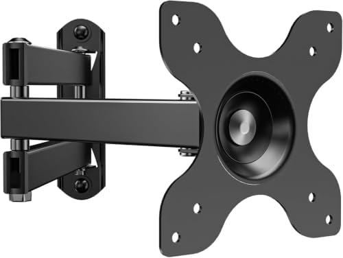 WALI TV Wall Mount Full Motion for 13-32 inch Monitor (1330LM), Black by WALI