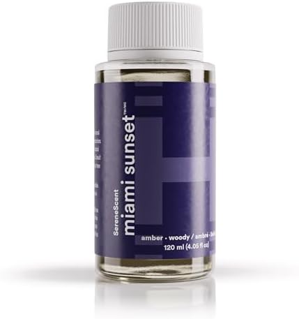 Homedics SereneScent Waterless Diffuser Oil Refill — Miami Sunset (120ml) by Homedics