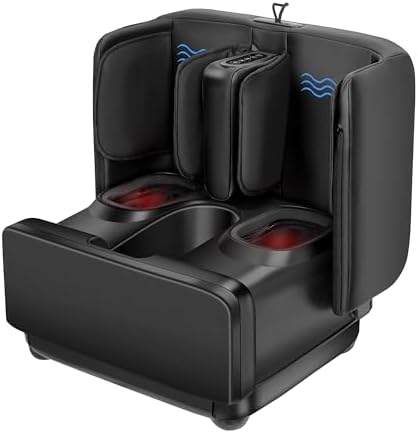 COMFIER Shiatsu Foot & Calf Massager with Heat,2 in 1 Ottoman,FSA Eligible by COMFIER