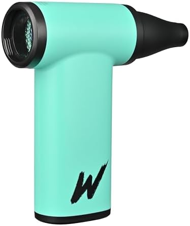 WMARK Electric Adjustable Turbo Jet Fan Compressed Air Duster - 130000 RPM Brushless Motor Mini Blower, 33m/s Max Wind Speed for Computer, Workshop, Home, Outdoor & Car, NG-TB001 (Blue) - Image 3