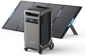 Anker SOLIX F3800 Portable Power Station and 400W Solar Panel, 3,840Wh by Unknown