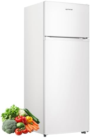 Upstreman 7.7 Cu Ft Apartment Refrigerator 2 Door Refrigerator with Freezer by StartUpLiveBetter