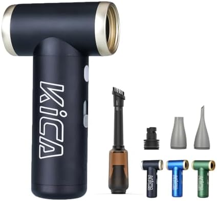 KiCA JetFan 2S Combo Electric Air Duster, 117,000RPM Blower, Black by KiCA