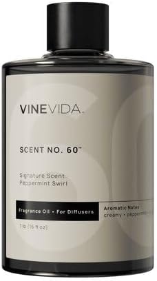 VINEVIDA [16 Fl Oz] Peppermint Swirl Fragrance Oil for Cold Air Diffusers, Essential Oils for Diffuser Oil Refill & Air Freshener Room Spray by VINEVIDA