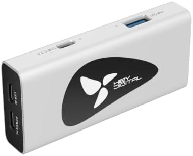 HiBy Digital AP10 USB Audio Hub with Signal Isolation, USB 3.2 Gen 1 Expansion Dock, Independent Power Supply, SD Card Reader, Hi-Res PCM 32Bit/384kHz DSD256 for USB DAC, PC & Desktop HiFi System by HiBy