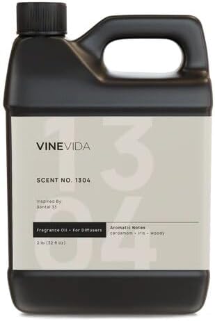 VINEVIDA Santal Diffusers Oil - Santal Essential Oils for Diffuser - Diffuser Oil Refill [32 oz] by VINEVIDA