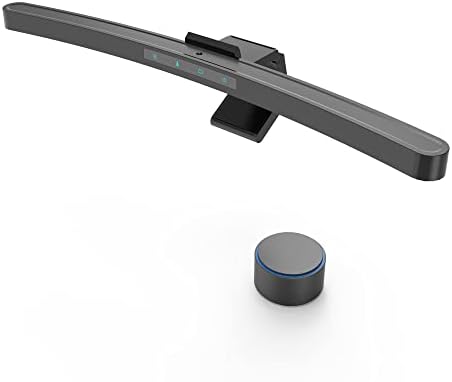 ONWAY Curved Monitor Light Bar with Wireless Remote,Monitor Auto-Dimming and Camera Base,Applicable to All Screens. No Screen Glare,for Home Office by Unknown