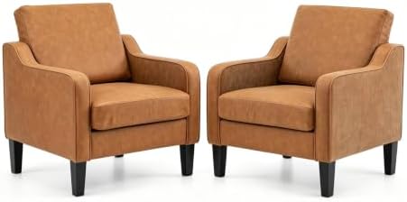 VINGLI Accent Chairs Set of 2, Modern Traditional Armchair for Living Room by VINGLI