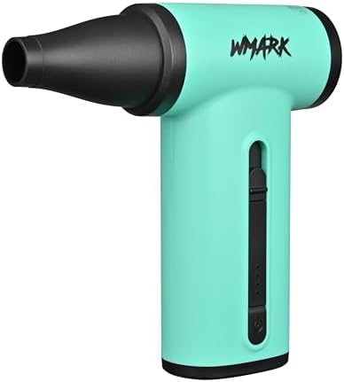 WMARK Electric Adjustable Turbo Jet Fan Compressed Air Duster - 130000 RPM Brushless Motor Mini Blower, 33m/s Max Wind Speed for Computer, Workshop, Home, Outdoor & Car, NG-TB001 (Blue) - Image 5