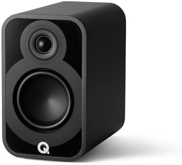Q Acoustics 5010 Compact Bookshelf Speakers Pair Satin Black - 4.5" - Image 3