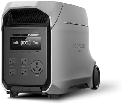 EF ECOFLOW DELTA 3 Ultra Plus 3072Wh Portable Power Station, 3600W Output by Unknown