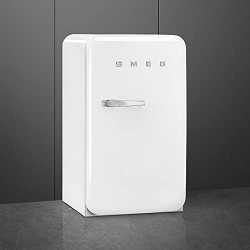 Smeg FAB10 50's Retro Style Aesthetic Refrigerator with 4.48 Cu Total Capacity, 2 Glass Shelves, LED Internal Light, 22-Inches, White Right Hand Hinge Made In Italy - Image 3