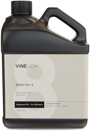 VINEVIDA [128 Fl Oz] Berry Blue Fragrance Oil for Cold Air Diffusers, Essential Oils for Diffuser Oil Refill & Air Freshener Room Spray by VINEVIDA