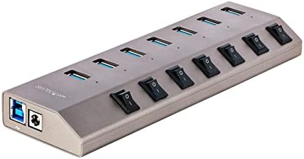 StarTech 7-Port USB-A Hub 5Gbps with Per-Port Switches (5G7AIBS-USB-HUB-NA) by StarTech