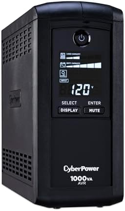 CyberPower CP1000AVRLCD Intelligent LCD UPS Battery Backup by Unknown