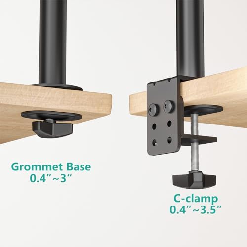 WALI Single Monitor Mount, Vesa Monitor Arm for 13-32 inch, up to 22lbs - Image 6
