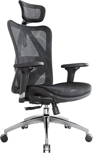 SIHOO M57 Ergonomic Office Chair, Mesh Back Desk Chair with 3D Armrests by SIHOO