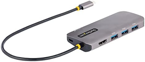 StarTech 6-in-1 USB-C Hub, 4K HDMI HDR10, 3X USB-A 5Gbps, GbE, 100W by StarTech