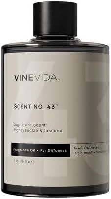 VINEVIDA [16 Fl Oz] Honeysuckle & Jasmine Fragrance Oil for Cold Air Diffusers, Essential Oils for Diffuser Oil Refill & Air Freshener Room Spray by VINEVIDA