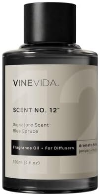 VINEVIDA [4 Fl Oz] Blue Spruce Fragrance Oil for Cold Air Diffusers, Essential Oils for Diffuser Oil Refill & Air Freshener Room Spray by VINEVIDA